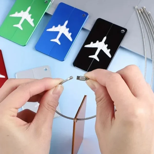 Étiquettes bagage TravelTag x5 fixation