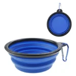 Gamelle pliable chien PetTrip Bleu