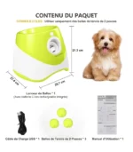 Lanceur de balles chien PlayMate Contenu