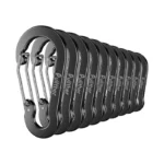 Mousquetons Voyage Clipfast Noir